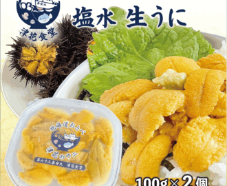 旬の味覚をそのままお届け！濃厚塩水うに